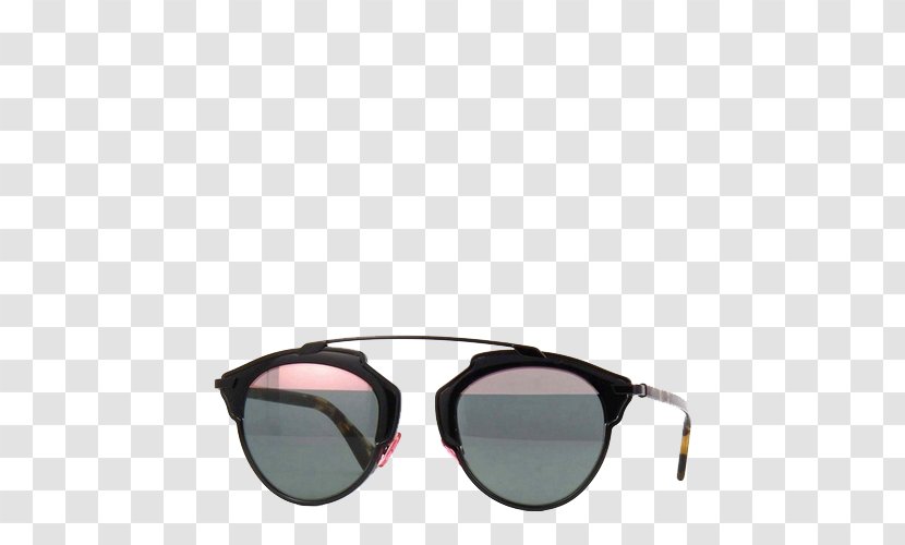 Goggles Sunglasses Christian Dior SE Eyewear - Vision Care - Black Round Frame Transparent PNG