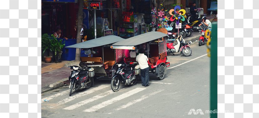 Car Motorcycle Street Motor Vehicle Transport - Tuk Transparent PNG