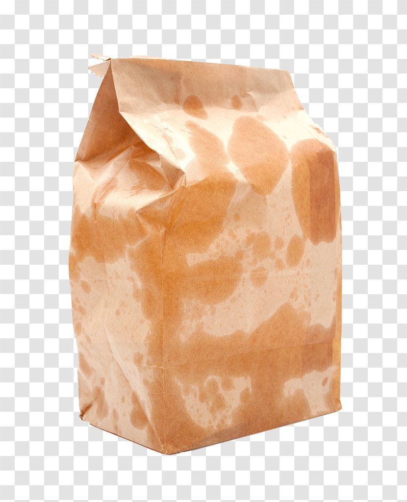 Kraft Paper Bag Shopping - Peach Transparent PNG