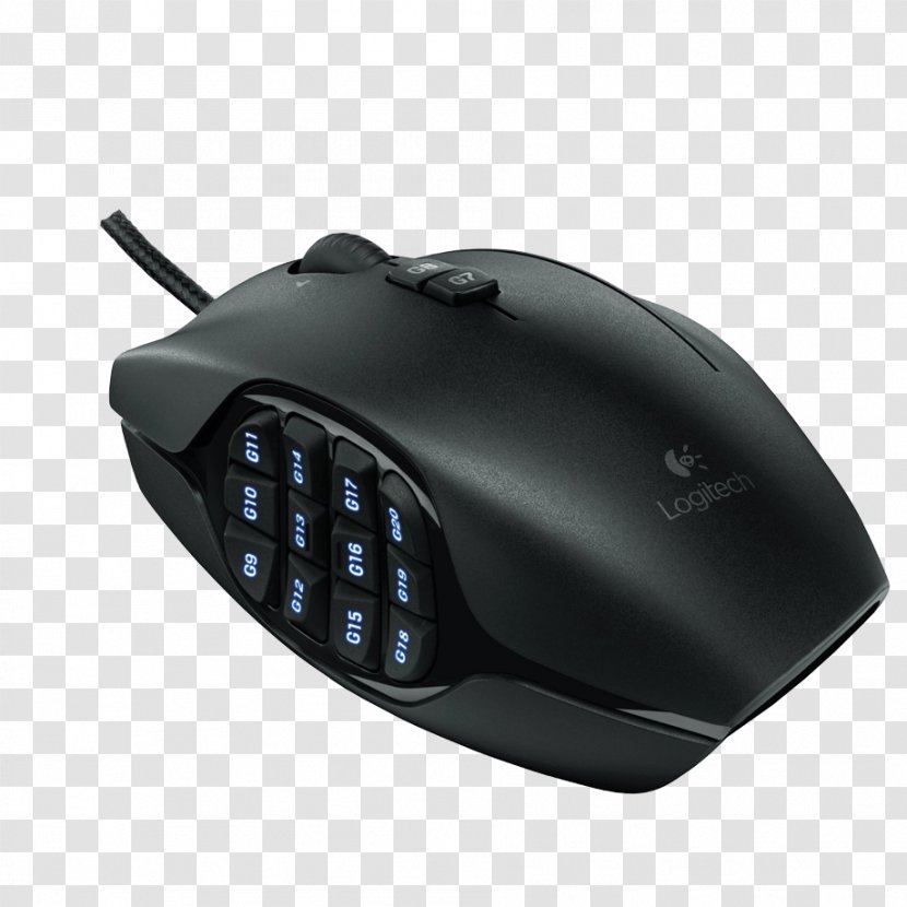 Computer Mouse Black Keyboard Logitech Video Game - Usb Transparent PNG