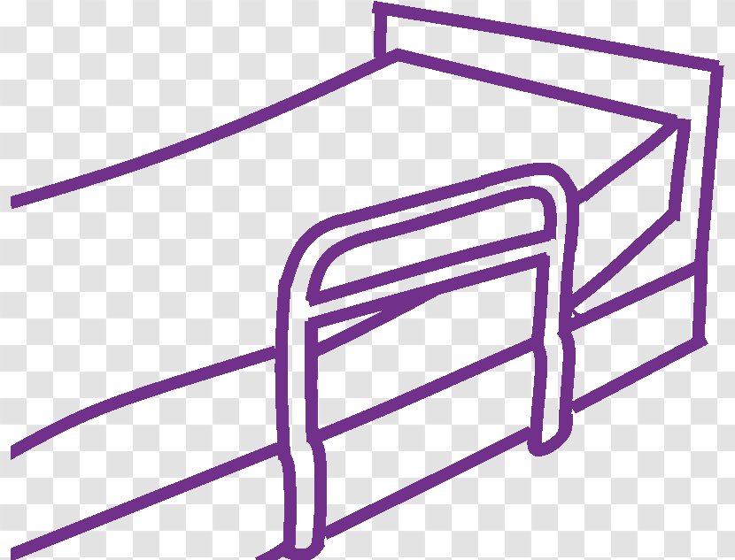 Line Cartoon - Furniture - Purple Transparent PNG