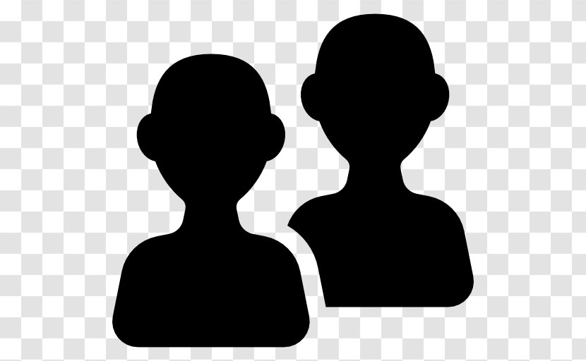 Friends-icon - Human Behavior - Black And White Transparent PNG
