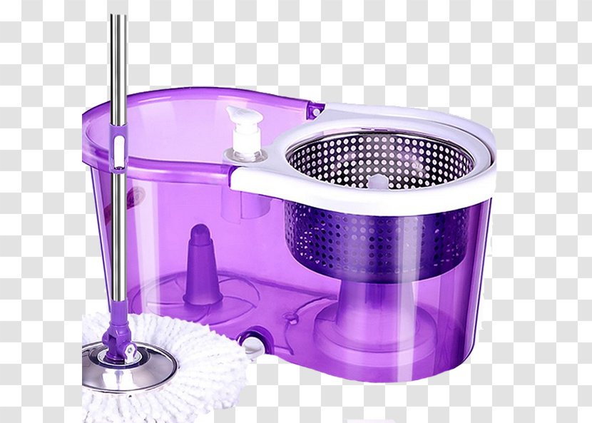 Mop Bucket Barrel Purple - Lipton Transparent PNG