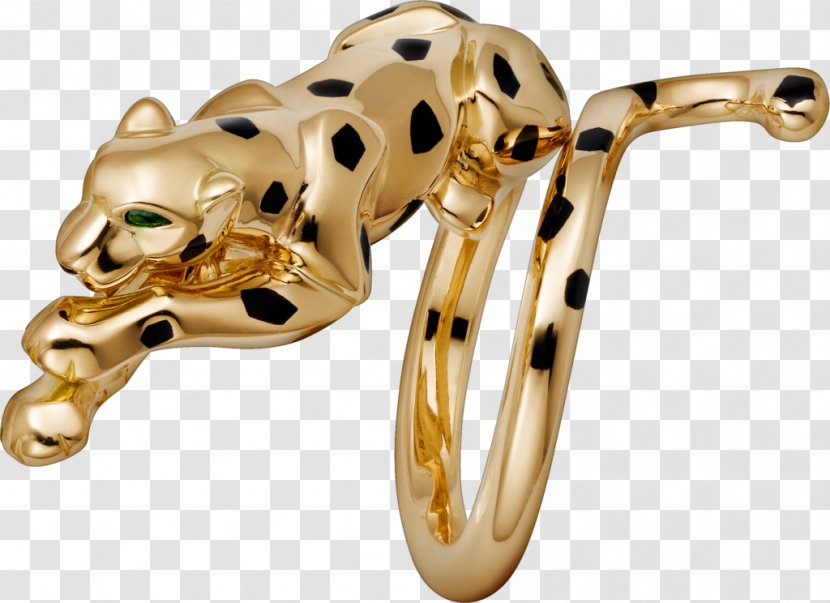 Cartier Leopard Earring Jewellery Bracelet - Diamond Transparent PNG