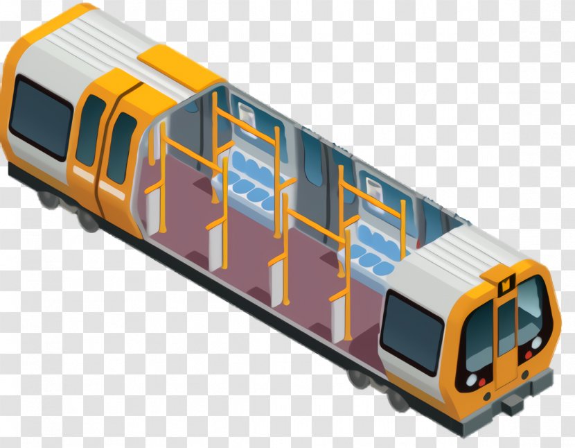 School Bus Cartoon - Vehicle - Rolling Transparent PNG