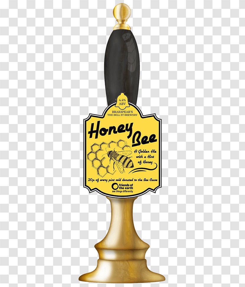 Trophy - Yellow - Bee Honey Transparent PNG