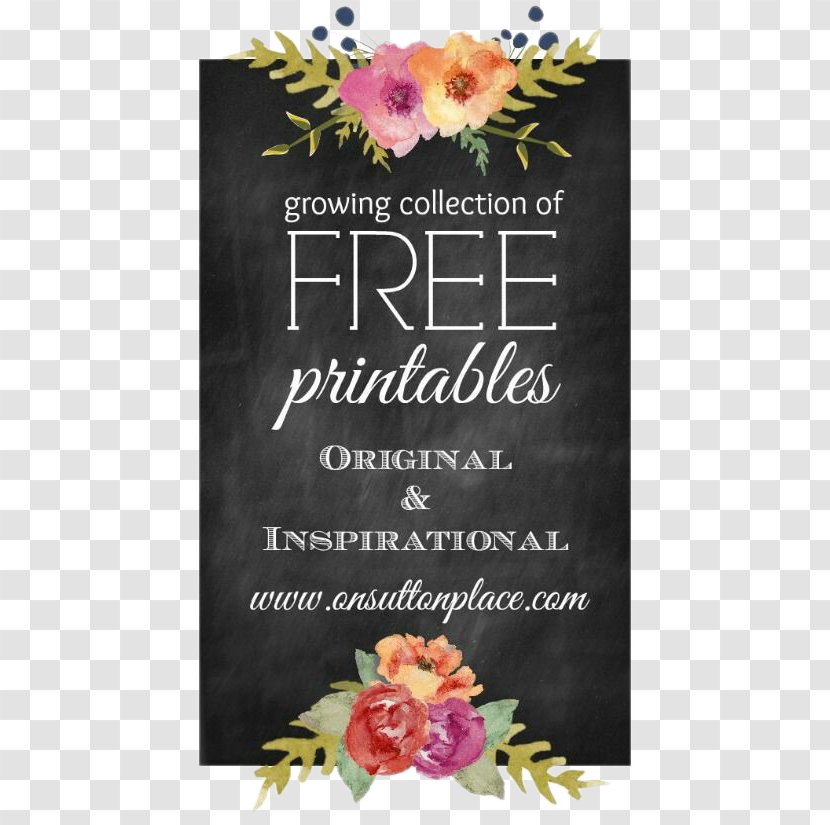 Flower Craft - Stencil - Free Promotion Tag Transparent PNG