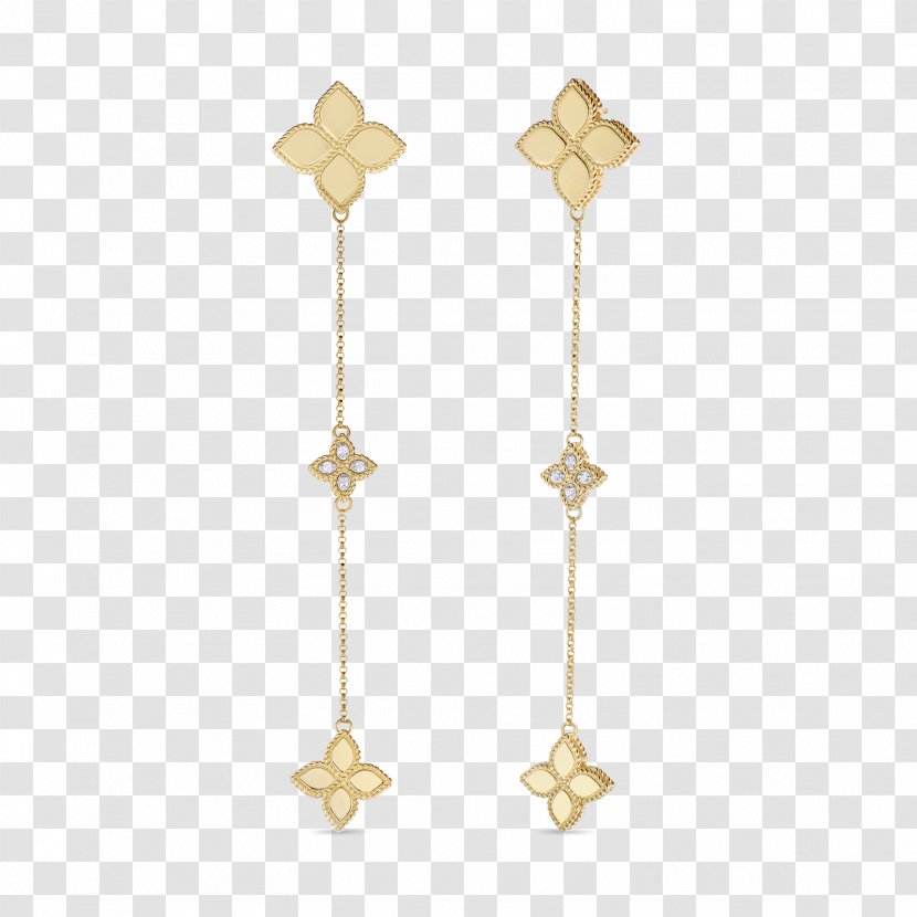 Earring Body Jewellery Necklace Colored Gold - Jewelry Transparent PNG