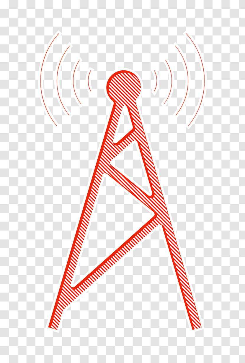 IOS7 Set Filled 2 Icon Frequency Antenna Icon Technology Icon Transparent PNG