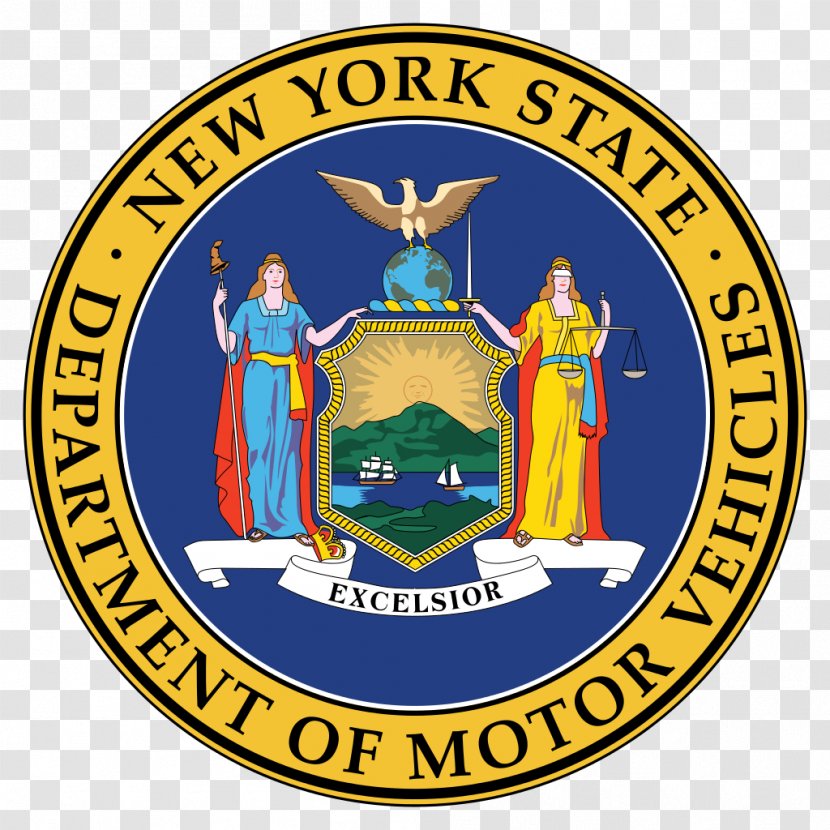 New York City Albany State Police Coat Of Arms - Label Transparent PNG