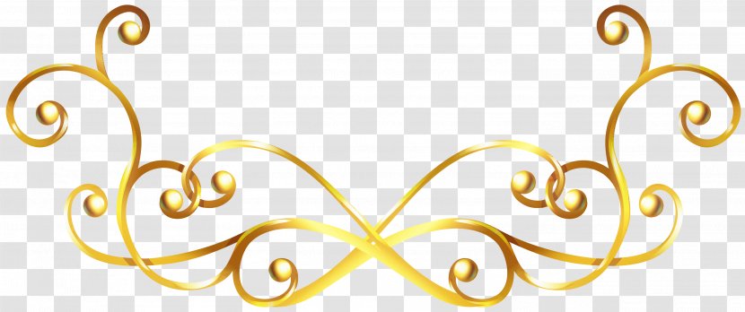 Clip Art Image Transparency Vector Graphics - Gold - Body Jewellery Transparent PNG