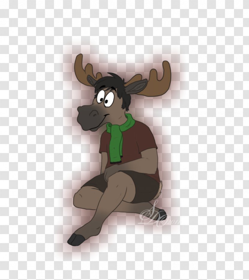 Moose Reindeer Elk Funny Animal - Deer Transparent PNG
