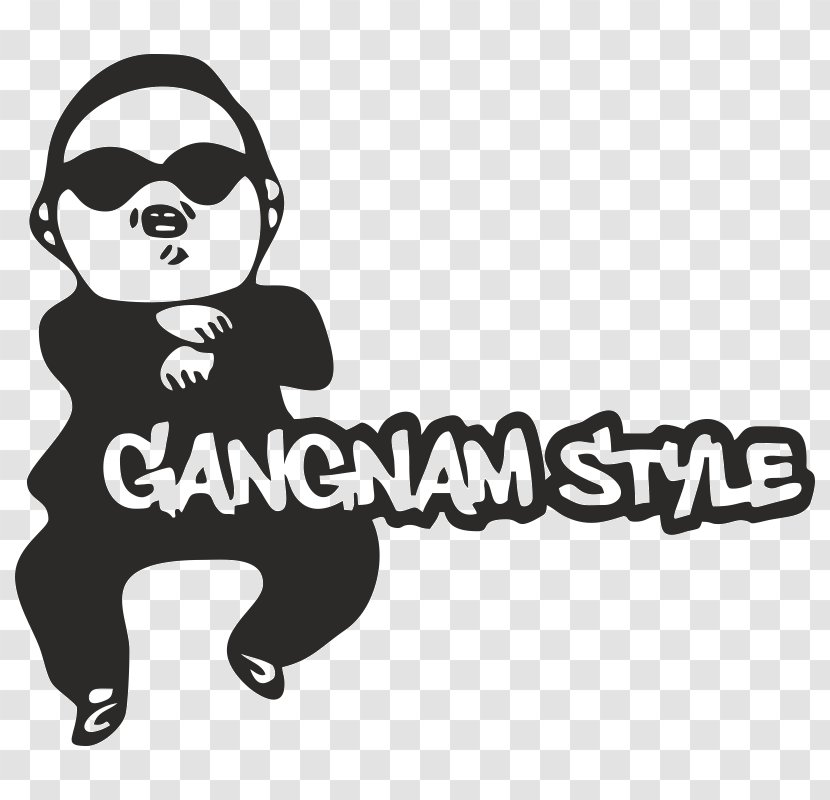 Gangnam Style Logo Sticker Brand Decal - Human Behavior - Psy Transparent PNG