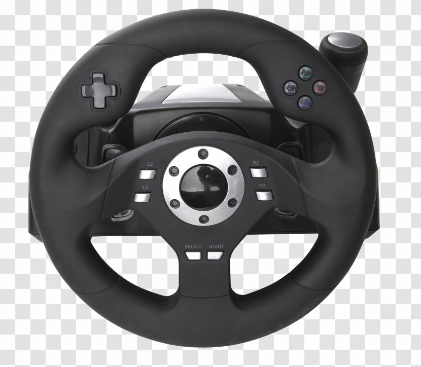 PlayStation 2 Joystick Motor Vehicle Steering Wheels Game Controllers GoldMaster RC-448 - Playstation 3 Accessory Transparent PNG