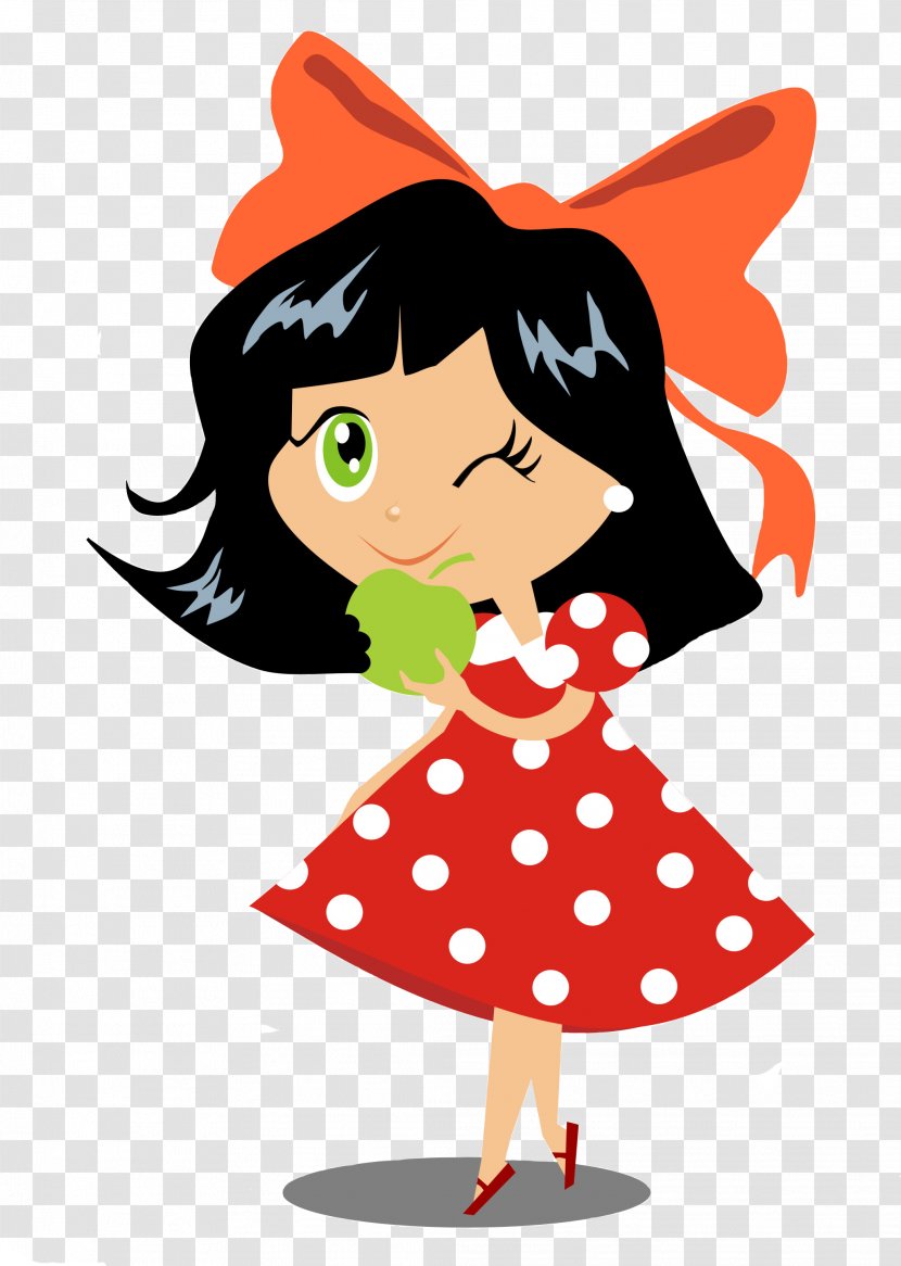 Cartoon Character Line Clip Art - Red Transparent PNG