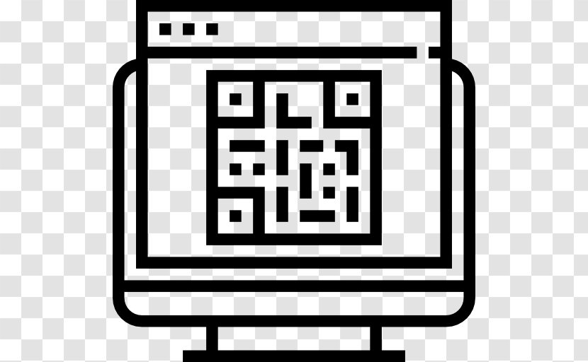 QR Code Business Web Design - Black And White Transparent PNG