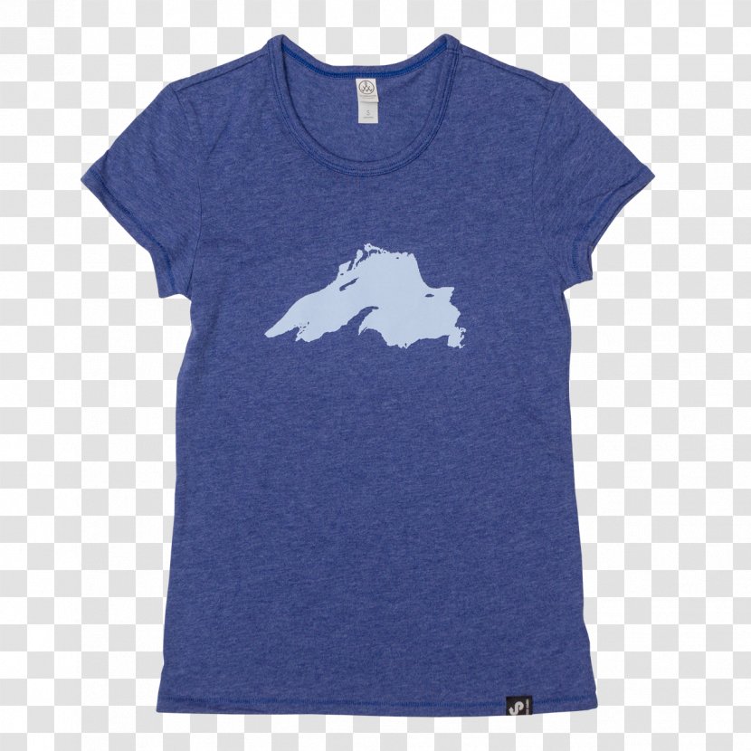 Lake Superior Erie Ironwood T-shirt - Cobalt Blue - Northern Lights Transparent PNG