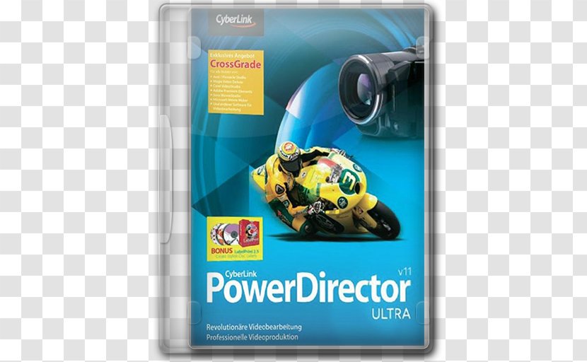 CyberLink PowerDirector 16 Ultimate Computer Software Ultra - Powerdvd - Powerdirector Transparent PNG