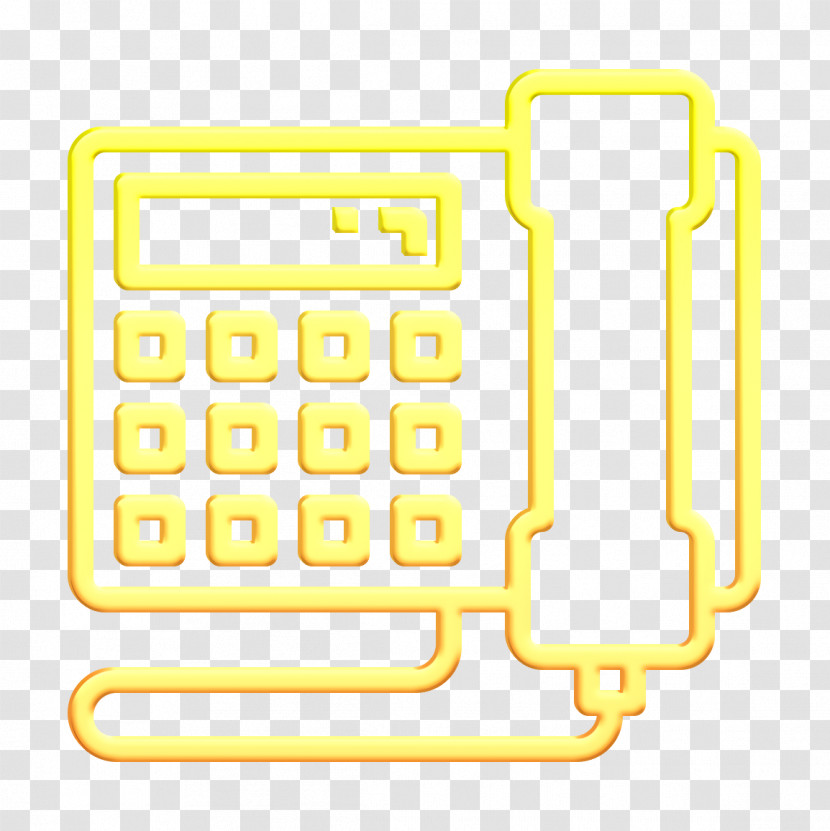 Office Stationery Icon Telephone Icon Tools And Utensils Icon Transparent PNG