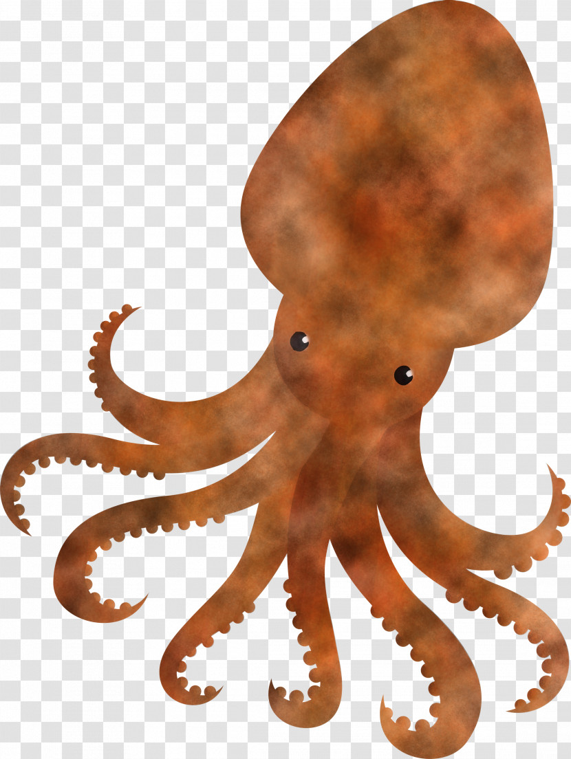 Octopus Giant Pacific Octopus Octopus Squid Animal Figure Transparent PNG