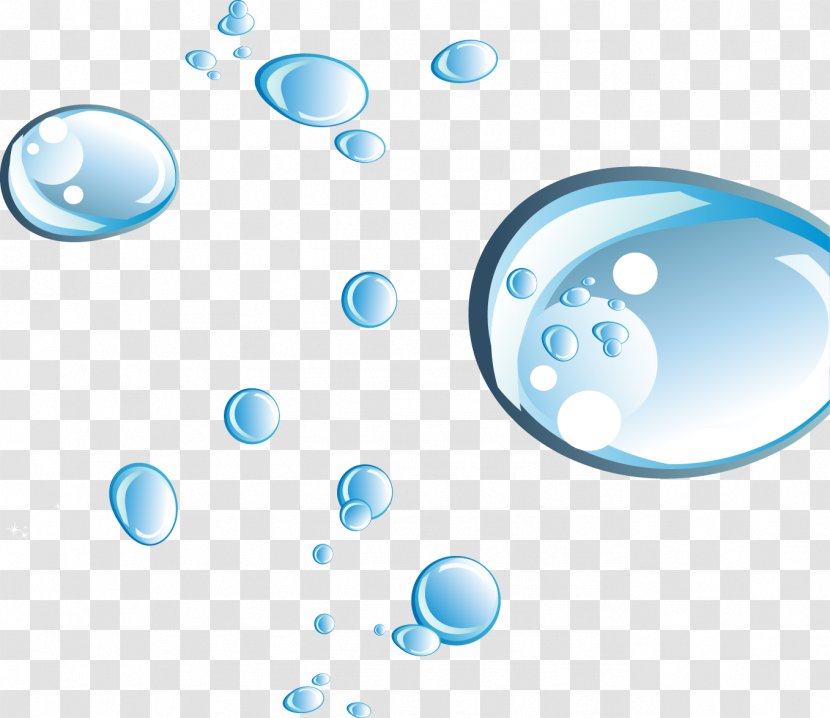 Graphic Design Drop Water - Azure - Transparent Blue Drops Pattern Transparent PNG