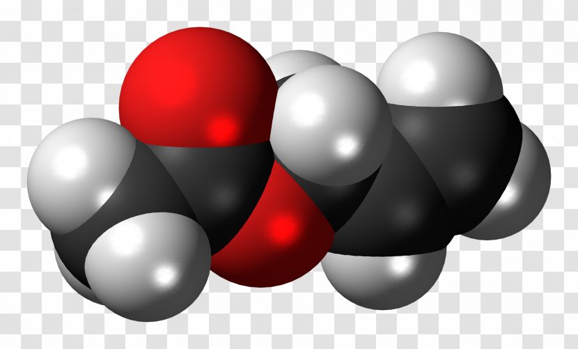 Space-filling Model Pentyl Group Isoamyl Acetate - Pubchem Transparent PNG