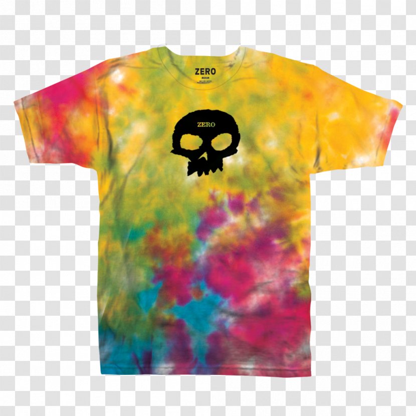 T-shirt Hoodie Zero Skateboards Tie-dye - T Shirt Transparent PNG