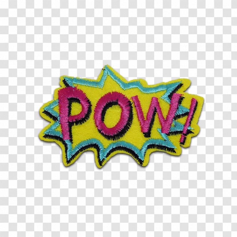 Embroidered Patch Comics Diddl Yellow - White - Pow Patrol Transparent PNG