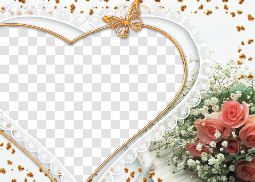 Wedding High-definition Video 1080p Wallpaper - Love - Heart Photo Frame Transparent PNG