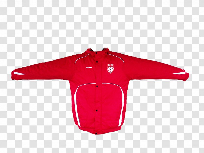 Sleeve Jacket Outerwear - Red Transparent PNG