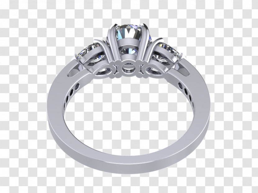 Wedding Ring Silver Body Jewellery - Ceremony Supply - Jewelry Model Transparent PNG