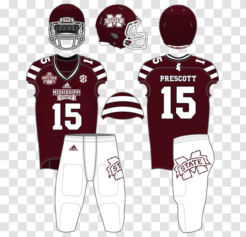 T-shirt Mississippi State Bulldogs Football Auburn Tigers Egg Bowl Jersey - Outerwear Transparent PNG