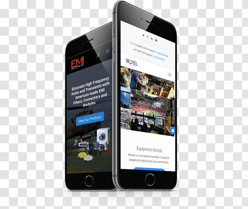 Smartphone Responsive Web Design Multimedia - Creative Mobile Phone Transparent PNG
