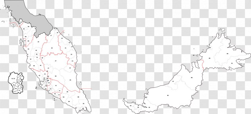 Line Art Point Map - Area Transparent PNG