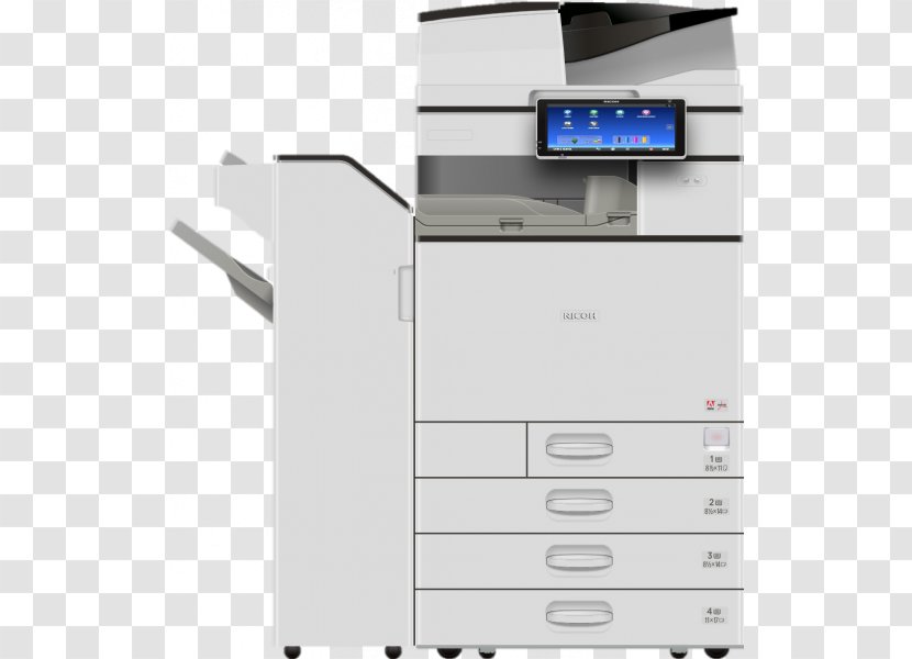 Photocopier Multi-function Printer Ricoh Savin - Fax Transparent PNG