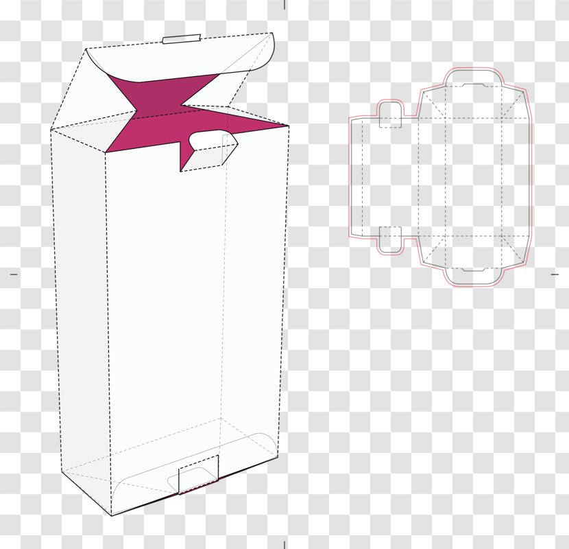 Paper Angle Pattern - Table - Box Model Transparent PNG