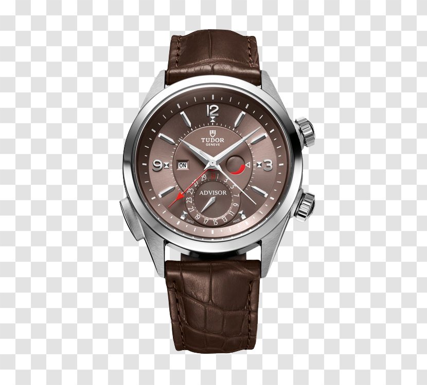 Cognac Tudor Watches Strap Retail - Clock - Titan 25 Cal Transparent PNG