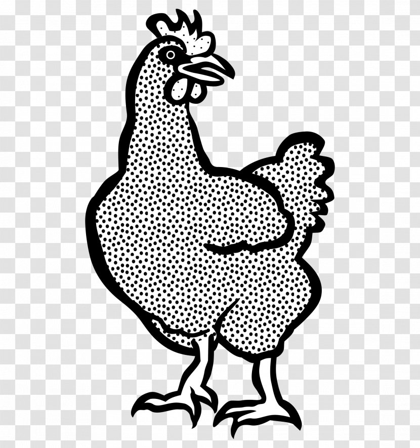 Chicken Drawing Line Art Clip - Rooster - Hen Transparent PNG