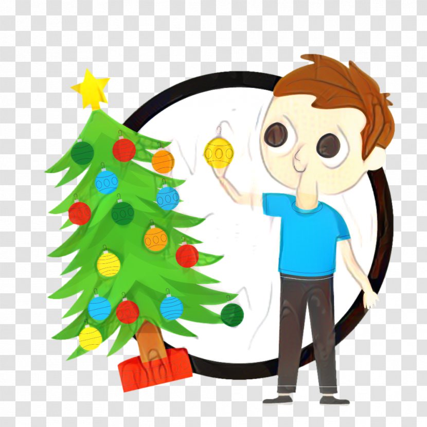 Christmas And New Year Background - Cartoon - Child Art Transparent PNG