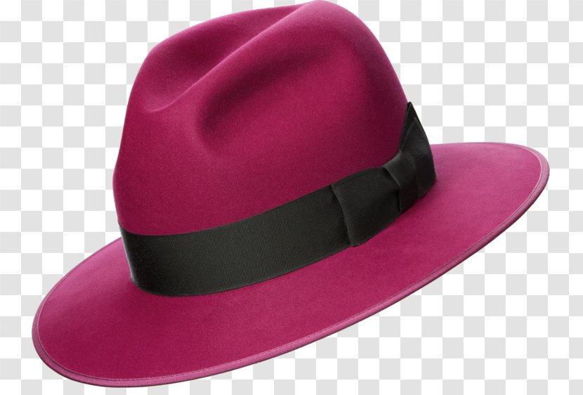 Optimo Hats Fedora Purple Pink - Magenta - Hat Transparent PNG