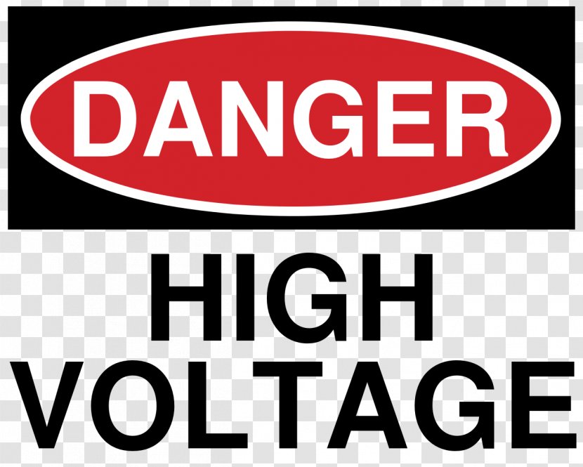 Danger! High Voltage Hazard - Area Transparent PNG