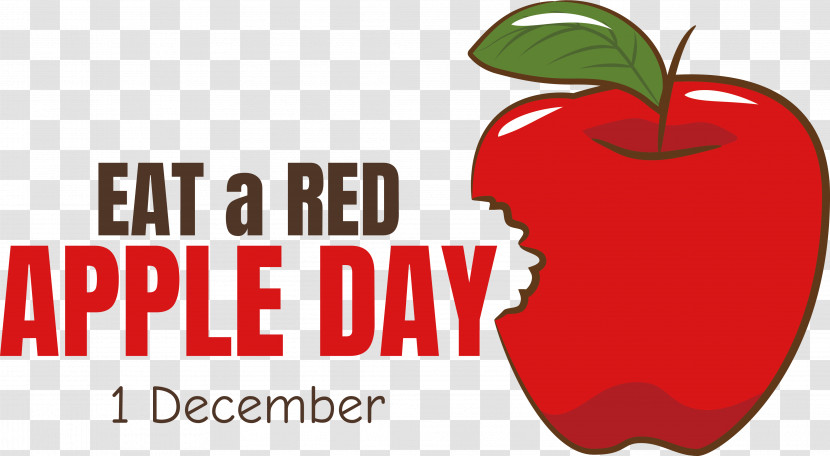 Red Apple Eat A Red Apple Day Transparent PNG