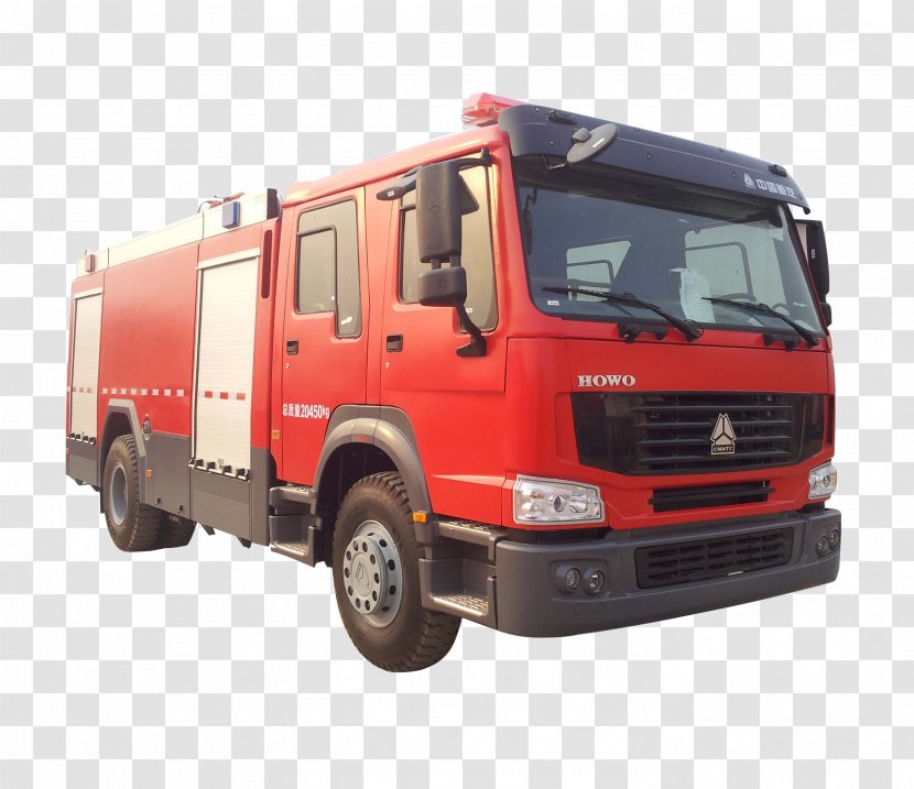 Car Truck Oversize Load Vehicle Chassis - Emergency Service - Fire Engine Transparent PNG