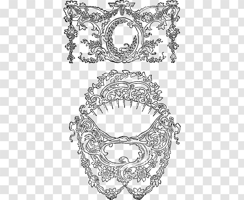 Rococo: Patterns Ornament - Scroll - Design Transparent PNG