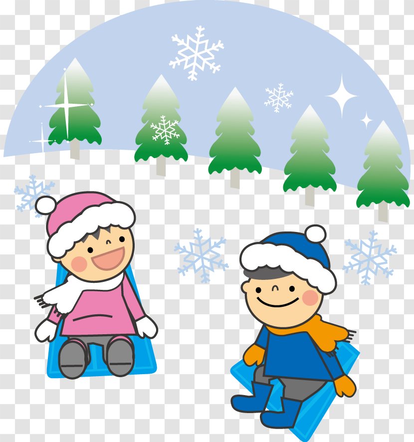 Sled Play Snowball Fight - Winter - Snow Transparent PNG