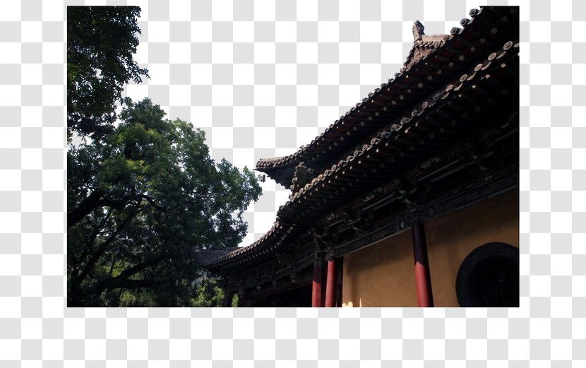 Jinci Quanshengzhai Roof Stock Photography Facade - The Partial Temple In Shrubs Of Shanxi Transparent PNG