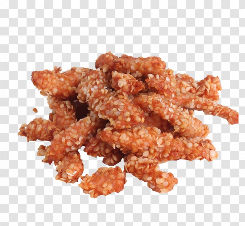 Fried Chicken Fingers Nugget Karaage - Meat - Crisp Snowflake Transparent PNG