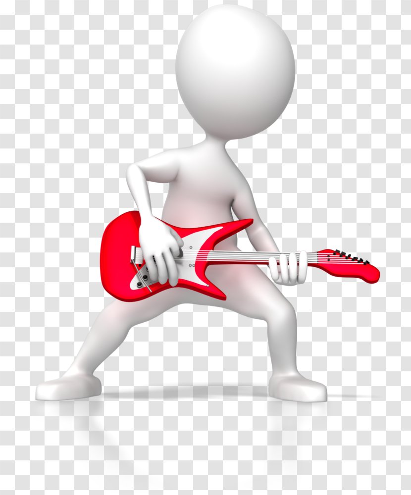 Stick Figure Presentation Guitar Animation Clip Art - Heart Transparent PNG