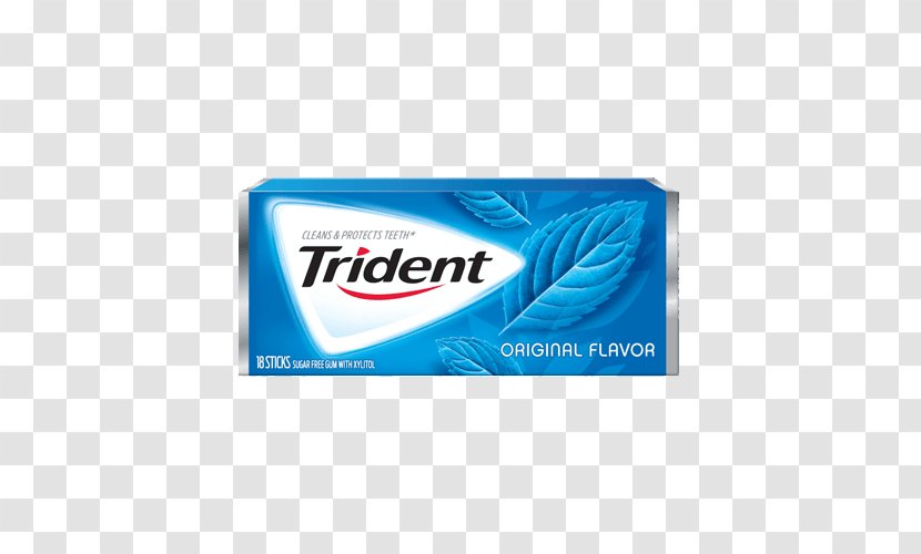Chewing Gum Trident Sugar Substitute Mint Food Transparent PNG