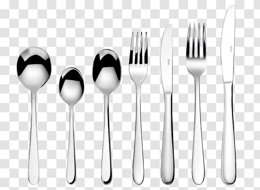 Fork Knife Spoon Table Cutlery - Steel Transparent PNG